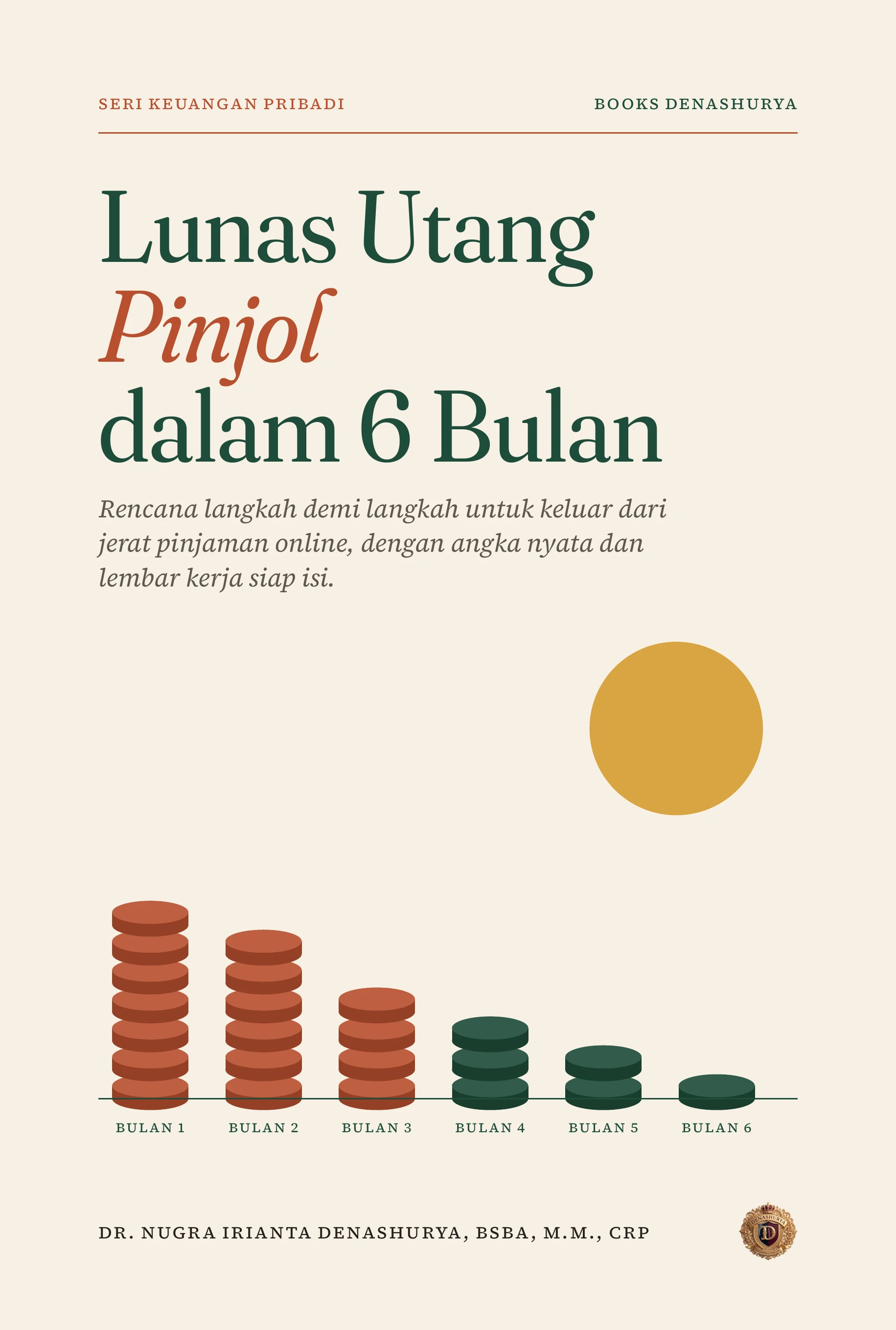 Sampul buku Lunas Utang Pinjol dalam 6 Bulan