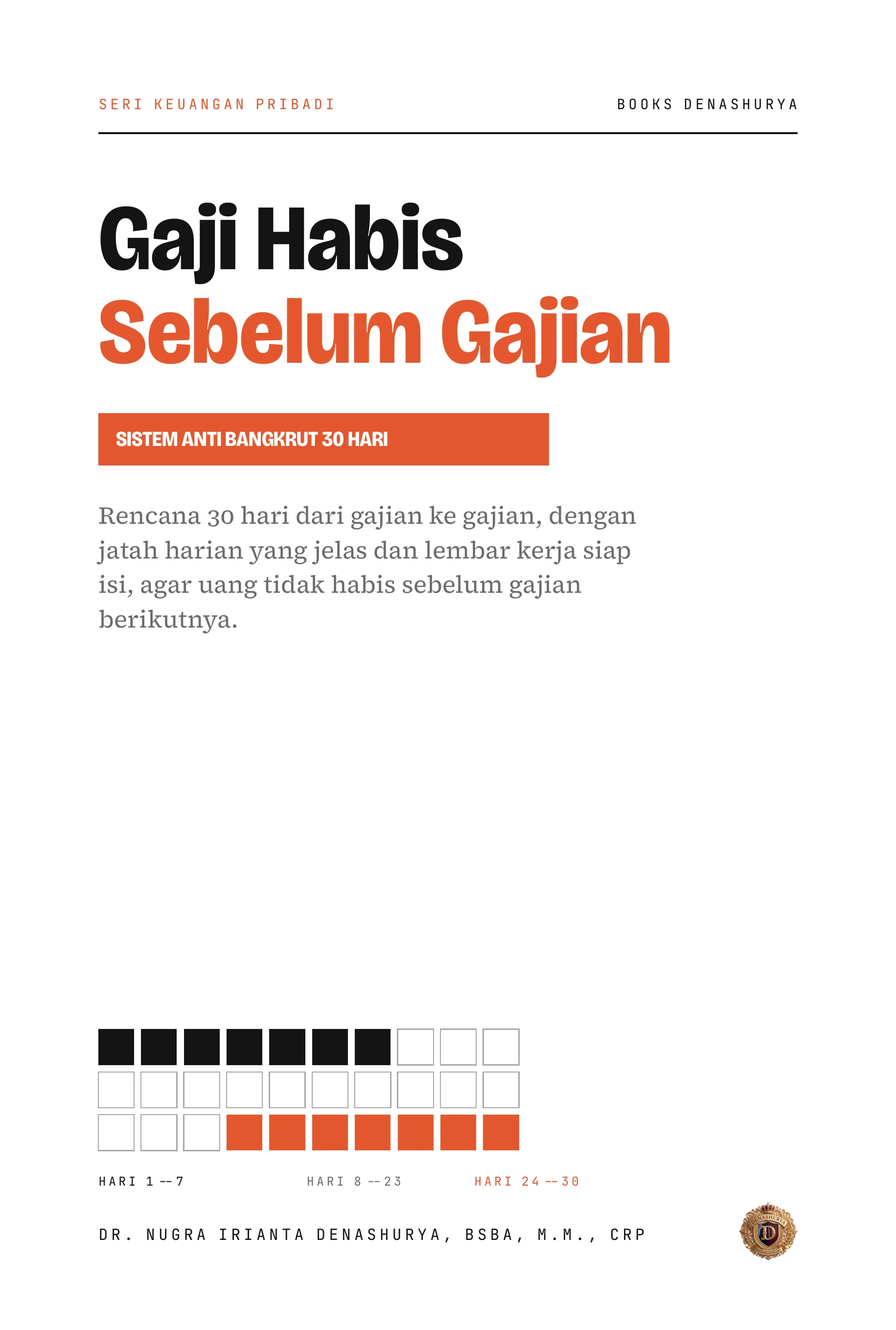 Sampul buku Gaji Habis Sebelum Gajian